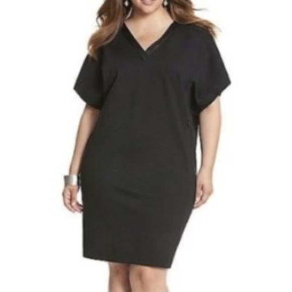 Lane Bryant Dresses & Skirts - Lane BRYANT Black Short Sleeve Dress Size 18 20